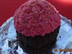 receta y postre: Tarta flores y chocolate