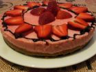 receta y postre: Tarta de mousse de fresón