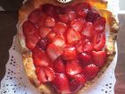 receta y postre: Tarta de queso con fresas para San Valentín