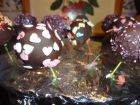 receta y postre: Cake  pops de fresa