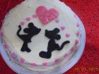 receta y postre: Tarta  Mickey y Mini enamorados