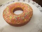 receta y postre: Falso donut gigante