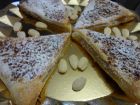 receta y postre: Triángulos de hojaldre relleno de cabello de Ángel