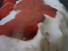 receta y postre: Helado con mermelada de fresa
