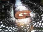 receta y postre: Brazo gitano de chocolate