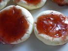 receta y postre: Galletitas con mermelada de fresa