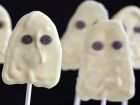 receta y postre: Piruletas de Fantasmas para Halloween